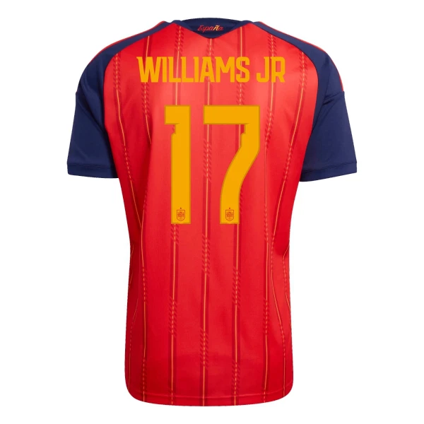 Spanien Williams JR 17 Heimtrikot WM 2026 für Herren