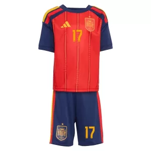 Spanien Williams JR 17 Heimtrikot WM 2026 für Kinder
