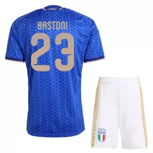 Italien Bastoni 23 Heimtrikot WM 2026 für Kinder