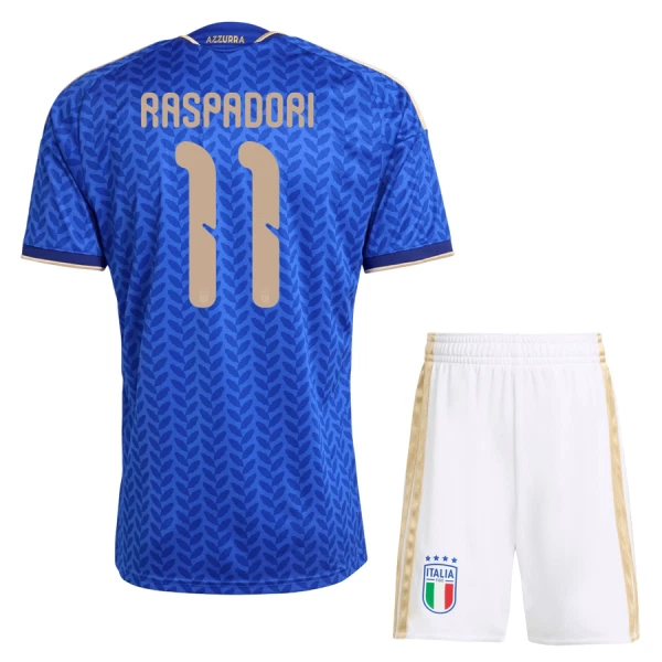 Italien Raspadori 11 Heimtrikot WM 2026 für Kinder