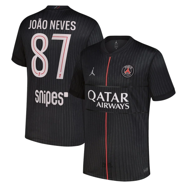 Paris Saint-Germain Joao Neves 87 4.Trikot Jordan 25/26 für Herren