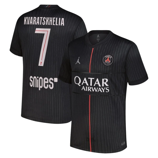Paris Saint-Germain Kvaratskhelia 7 4.Trikot Jordan 25/26 für Herren
