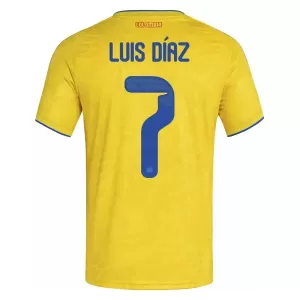 Kolumbien Luis Díaz 7 Heimtrikot WM 2026 für Herren