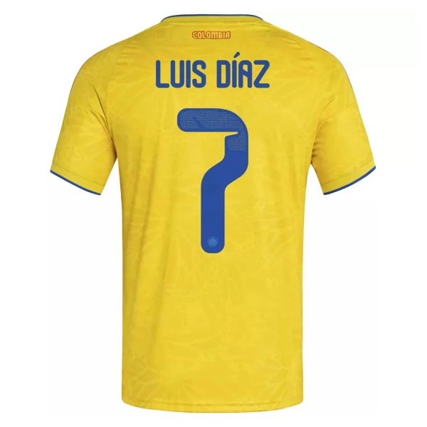 Kolumbien Luis Díaz 7 Heimtrikot WM 2026 für Herren Kolumbien Luis Díaz 7 Heimtrikot WM 2026 für Herren