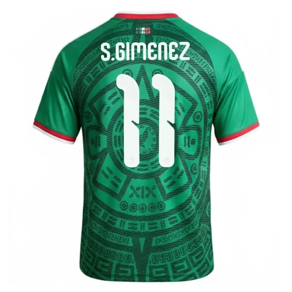 Mexiko S.Gimenez 11 Heimtrikot WM 2026 für Herren