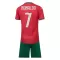 Portugal Cristiano Ronaldo 7 Heimtrikot WM 2026 für Kinder