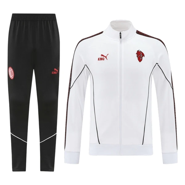 AC Milan Trainingsjackenanzüge 25/26 für Herren Weiß AC Milan Trainingsjackenanzüge 25/26 für Herren Weiß