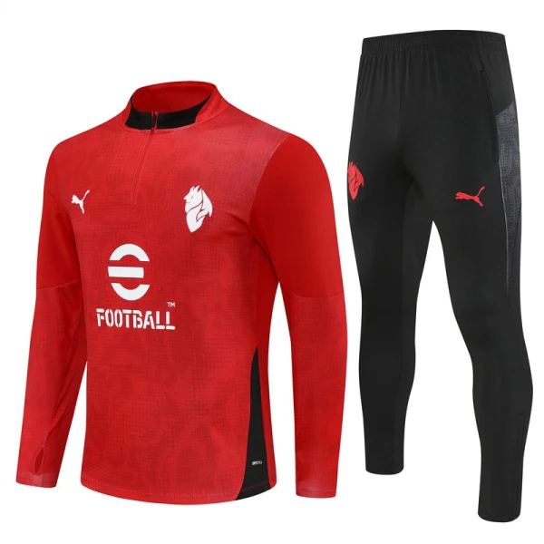 AC Milan Trainingspullover-Set 25/26 für Herren Rot AC Milan Trainingspullover-Set 25/26 für Herren Rot