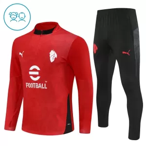 AC Milan Trainingspullover-Set 25/26 für Kinder Rot