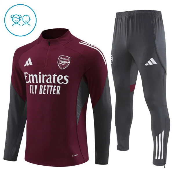 Arsenal Trainingspullover-Set 25/26 für Kinder Rot Arsenal Trainingspullover-Set 25/26 für Kinder Rot