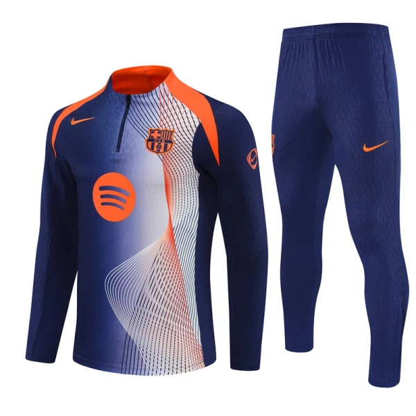 FC Barcelona Trainingspullover-Set 25/26 für Herren Blau FC Barcelona Trainingspullover-Set 25/26 für Herren Blau