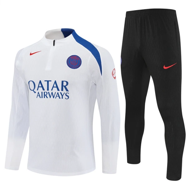 Paris Saint-Germain Trainingspullover-Set 25/26 für Herren Weiß