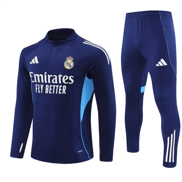 Real Madrid Trainingspullover-Set 25/26 für Herren Navy Real Madrid Trainingspullover-Set 25/26 für Herren Navy