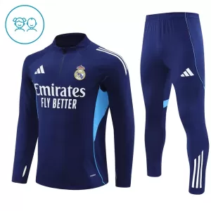 Real Madrid Trainingspullover-Set 25/26 für Kinder Navy