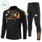 Real Madrid Trainingspullover-Set 25/26 für Kinder Schwarz