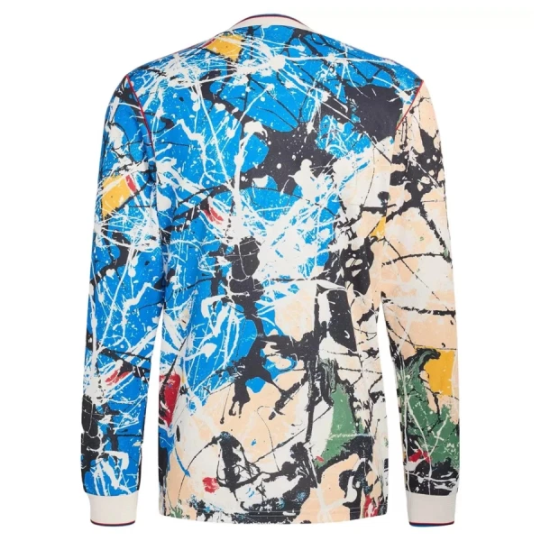 Manchester United Stone Roses Trikot 25/26 Langarm für Herren (Speziell)