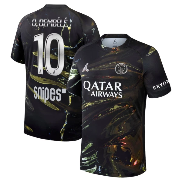Paris Saint-Germain Ousmane Dembélé 10 Night Trikot 25/26 für Herren