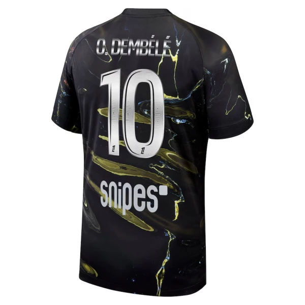 Paris Saint-Germain Ousmane Dembélé 10 Night Trikot 25/26 für Herren