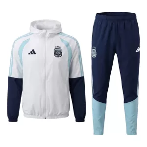 Argentinien Trainingsjacke mit Kapuze 26/27 für Herren Weiß
