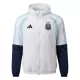 Argentinien Trainingsjacke mit Kapuze 26/27 für Herren Weiß