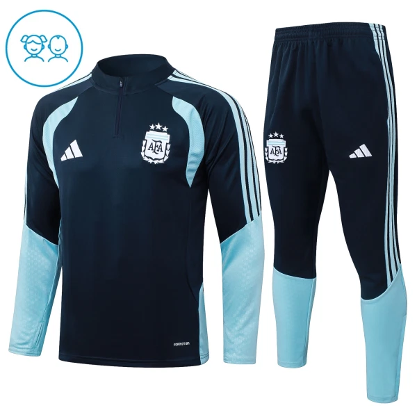 Argentinien Trainingspullover-Set 26/27 für Kinder Navy