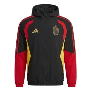 Belgien Trainingsjacke mit Kapuze 26/27 für Herren Schwarz