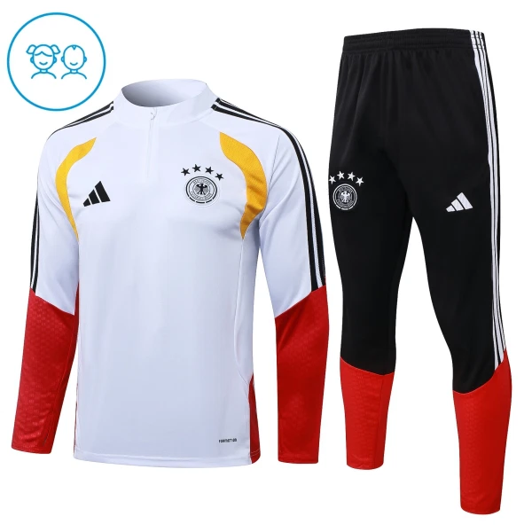 Deutschland Trainingspullover-Set 26/27 für Kinder Weiß