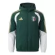 Italien Trainingsjacke mit Kapuze 26/27 für Herren Grün