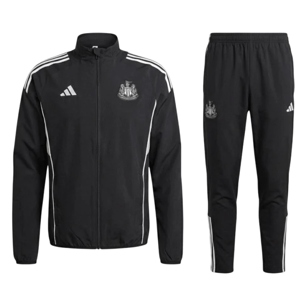 Newcastle United Trainingsjackenanzüge 25/26 für Herren Schwarz Newcastle United Trainingsjackenanzüge 25/26 für Herren Schwarz