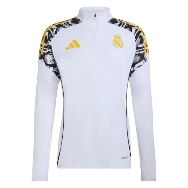 Real Madrid Trainingspullover-Set 26/27 für Herren Weiß