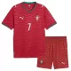 Portugal Cristiano Ronaldo 7 Heimtrikot WM 2026 für Kinder
