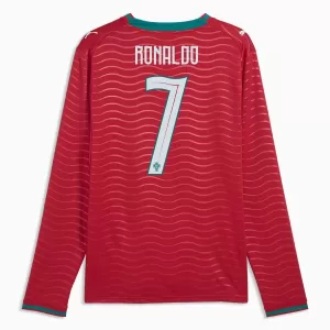 Portugal Cristiano Ronaldo 7 Heimtrikot WM 2026 Langarm für Herren