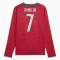 Portugal Cristiano Ronaldo 7 Heimtrikot WM 2026 Langarm für Herren