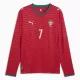 Portugal Cristiano Ronaldo 7 Heimtrikot WM 2026 Langarm für Herren