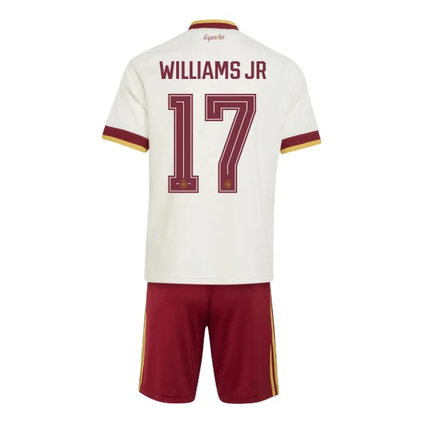 Spanien Williams JR 17 Auswärtstrikot WM 2026 für Kinder