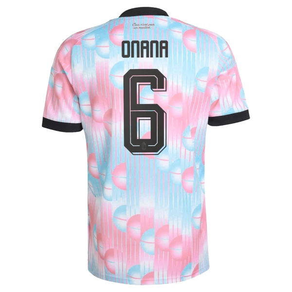 Belgien Onana 6 Auswärtstrikot WM 2026 für Herren