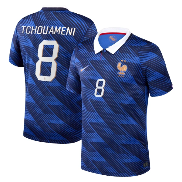 Frankreich Aurélien Tchouaméni 8 Heimtrikot WM 2026 für Herren Frankreich Aurélien Tchouaméni 8 Heimtrikot WM 2026 für Herren