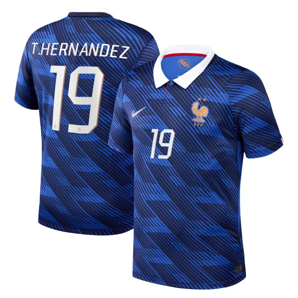 Frankreich Theo Hernández Hernandez 19 Heimtrikot WM 2026 für Herren Frankreich Theo Hernández Hernandez 19 Heimtrikot WM 2026 für Herren
