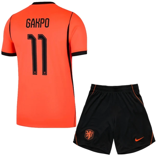Niederlande Cody Gakpo 11 Heimtrikot WM 2026 für Kinder