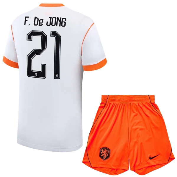 Niederlande Frenkie de Jong 21 Auswärtstrikot WM 2026 für Kinder Niederlande Frenkie de Jong 21 Auswärtstrikot WM 2026 für Kinder