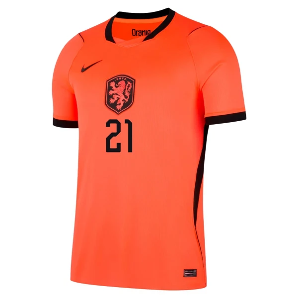 Niederlande Frenkie de Jong 21 Heimtrikot WM 2026 für Herren