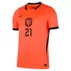 Niederlande Frenkie de Jong 21 Heimtrikot WM 2026 für Kinder