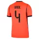 Niederlande Virgil van Dijk 4 Heimtrikot WM 2026 für Herren