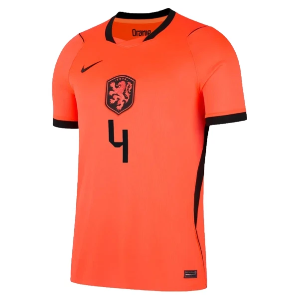 Niederlande Virgil van Dijk 4 Heimtrikot WM 2026 für Herren