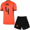 Niederlande Virgil van Dijk 4 Heimtrikot WM 2026 für Kinder