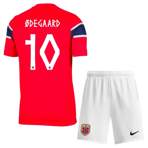 Norwegen Martin Ødegaard 10 Heimtrikot WM 2026 für Kinder Norwegen Martin Ødegaard 10 Heimtrikot WM 2026 für Kinder