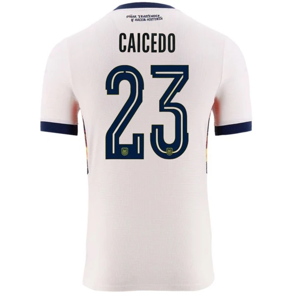 Ecuador Moisés Caicedo 23 Ausweichtrikot WM 2026 für Herren Ecuador Moisés Caicedo 23 Ausweichtrikot WM 2026 für Herren