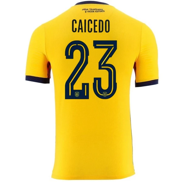 Ecuador Moisés Caicedo 23 Heimtrikot WM 2026 für Herren Ecuador Moisés Caicedo 23 Heimtrikot WM 2026 für Herren