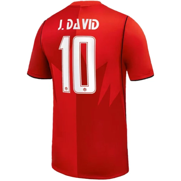 Kanada J. David 10 Heimtrikot WM 2026 für Herren Kanada J. David 10 Heimtrikot WM 2026 für Herren