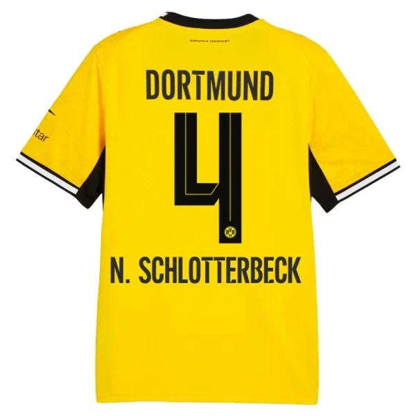 Borussia Dortmund Nico Schlotterbeck 4 Heimtrikot 26/27 für Herren Borussia Dortmund Nico Schlotterbeck 4 Heimtrikot 26/27 für Herren